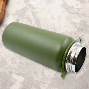 PremiumAV Stainless Steel Water Bottle with Straw, Strap & Handle  Vacuum Insulated Thermos Flask Double-Walled Coffee Thermos Flask Leak-proof Water - PremiumAV
