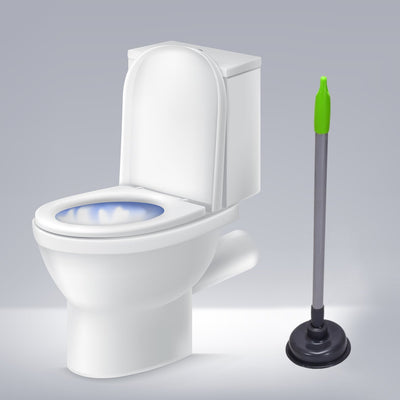 PremiumAV Toilet Plunger - for Clogs in Toilet Bowls and Sinks in Homes, Commercial and Industrial Buildings.
