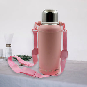 PremiumAV Stainless Steel tumblers 316 Stainless Steel, Vacuum Insulated Cup / Bottle, Portable Travel Kettle / Water Bottle with Handle, Outdoor Larg - PremiumAV