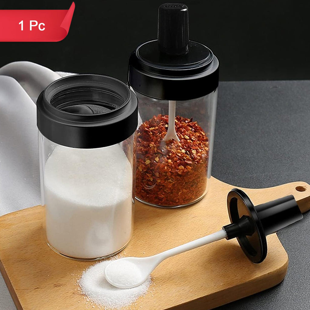 PremiumAV PremiumAV Spice Box Glass Jars Multipurpose Masala Seasoning Box Set (1 Pc) –  