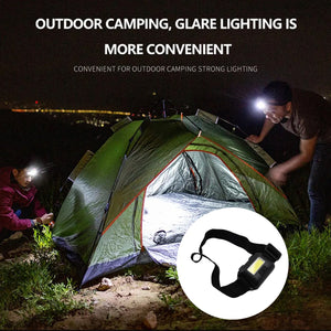 PremiumAV 10W COB Waterproof Headlamp  Portable Lantern for Camping, Hiking, Cycling & Hunting (1 Pc)  - PremiumAV