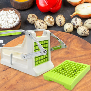 PremiumAV PremiumAV French Fry Cutter, Great with Vegetables, Potato Fries Cutter Professional Vegetable Cutter Stainless Steel Cutter Potato, Onions, Carrots,  