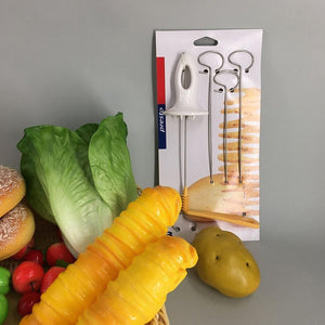PremiumAV 1 Set Potato Spiral Cutter, Potato Twister (4 Spits) - PremiumAV