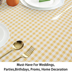 PremiumAV Reusable Table Cloth / Cover for Dining Picnic (160×160 Cm / 1 Pc) - PremiumAV