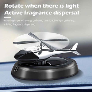 Car Dashboard Perfume Diffuser with Rotating Blades (1 Set)