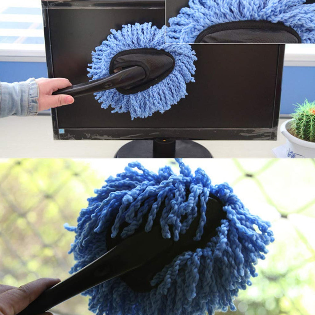 PremiumAV PremiumAV Car Wash Cleaning Brush Microfiber Dusting Tool Duster Dust Mop Home Cleaning For Cleaning and Washing of Dirty Car Glasses, Windows and Ext 