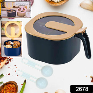 Fancy 4-Section Masala Box for Kitchen Storage (Spice Container)  - PremiumAV