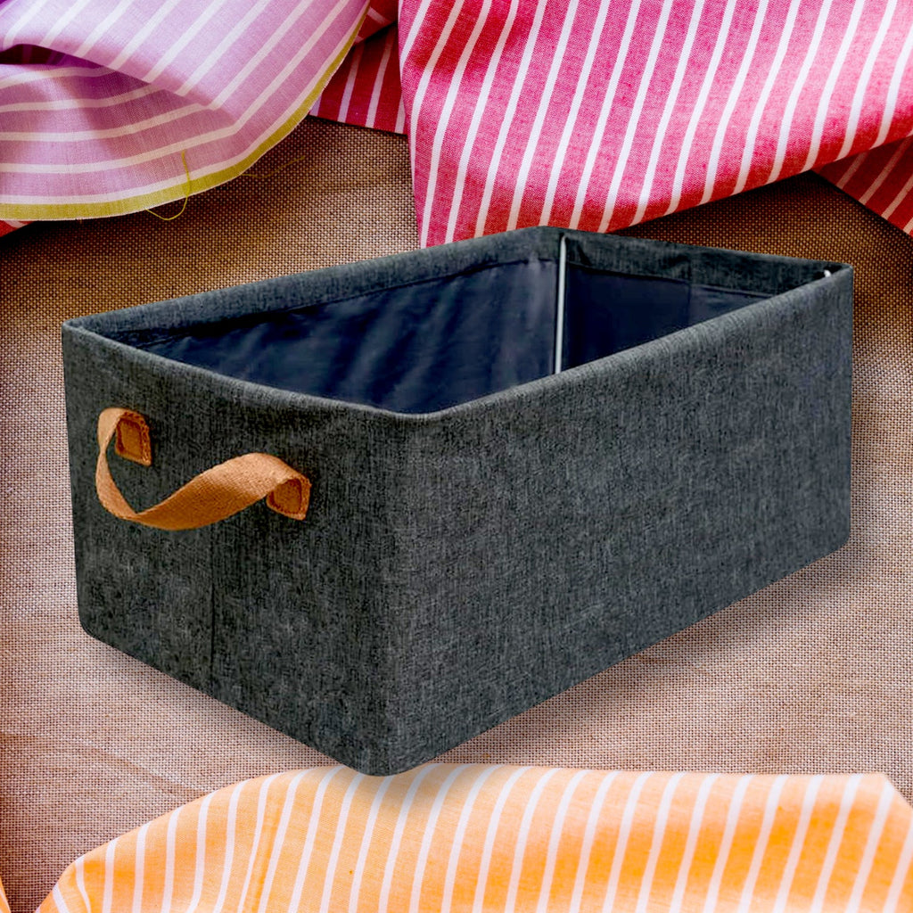 Shop Foldable Storage Box Basket Organiser 45 cm PremiumAV