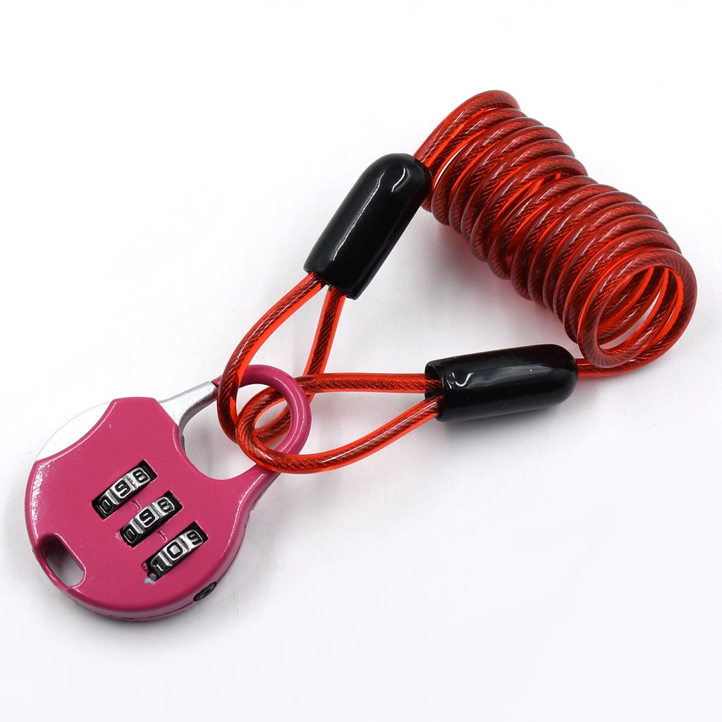 PremiumAV PremiumAV 3-Digit Travel Combination Lock of Zinc Alloy, Small Safe Combination Padlock Resettable Number Lock Small Colorful Code Locks for Lockers S 