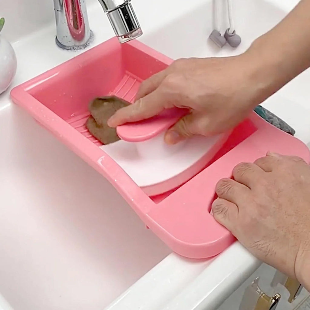 Washing board for unisex socks, easy and efficient