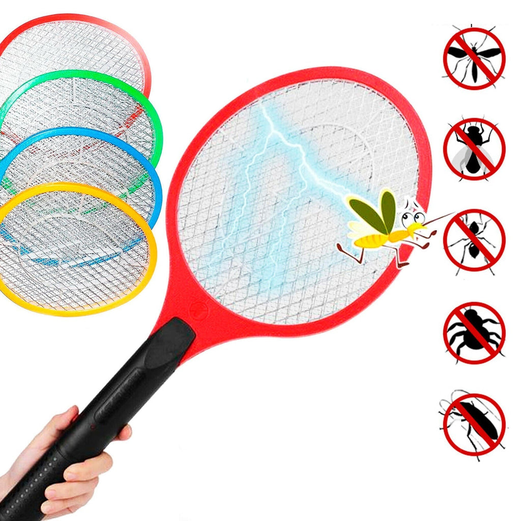 Mosquito Killer Racket Rechargeable Handheld Electric Fly Swatter Mosquito Killer Racket Bat, Electric Insect Killer (Quality Assured)