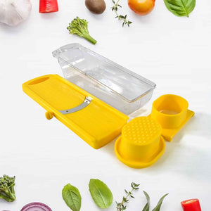 Big Multipurpose Vegetable and Fruit Slicer (Yellow / 1 Pc)