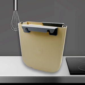 Foldable Hanging Trash Can – Space-Saving Waste Bin for Kitchen, Bathroom & Car