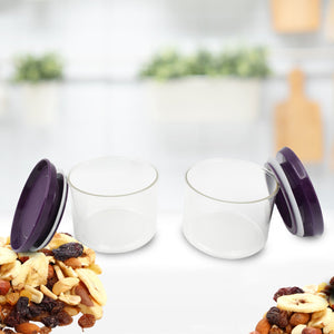 PremiumAV Air Tight & Unbreakable Kitchen Jar Set Food Storage Containers for Dry Fruits, Spices, Snacks, Pulses (2 Pcs Set)  - PremiumAV