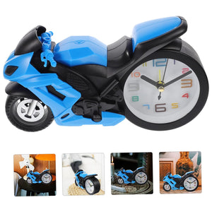 PremiumAV Retro Motorcycle Alarm Clock  Novelty Bike Engine Style Desk Clock  - PremiumAV