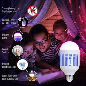 PremiumAV 15W Mosquito Killer Lamp  E27 LED Zapper for Flying Insects & Moths - PremiumAV