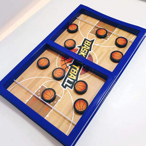PremiumAV Fast Sling Basketball Puck Game Paced Table Desktop Battle Ice Hockey Game for Adults and Kids Parent-Child Winner Board Games Interactive T  - PremiumAV