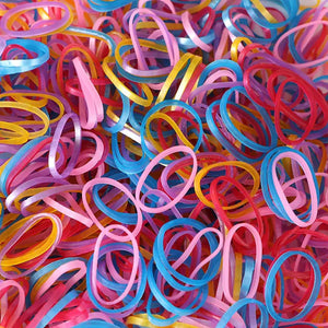 Unbreakable rubber bands for kitchen and office supplies