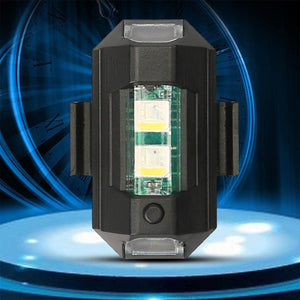 PremiumAV PremiumAV Mini LED Strobe Lights, Waterproof Lights, Lightweight RGB LED Lights Drone Strobe Lights Veicle Anti-Collision Strobe Light Bike Motocycle  