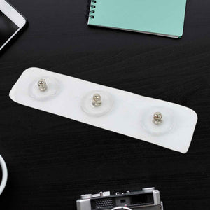 Adhesive Nails Wall Hooks (Screw Sticker / 3 Hook / 1 Pc)
