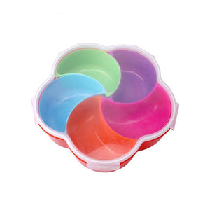 PremiumAV PremiumAV 5Compartments Party Food Storage Snack Nuts Box For Peanuts Fruits and Candy Box For Home & Kitchen Use –  