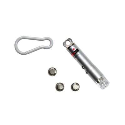 3 in1 Laser Light, LED Flashlight + Torch Keychain + Laser Pointer