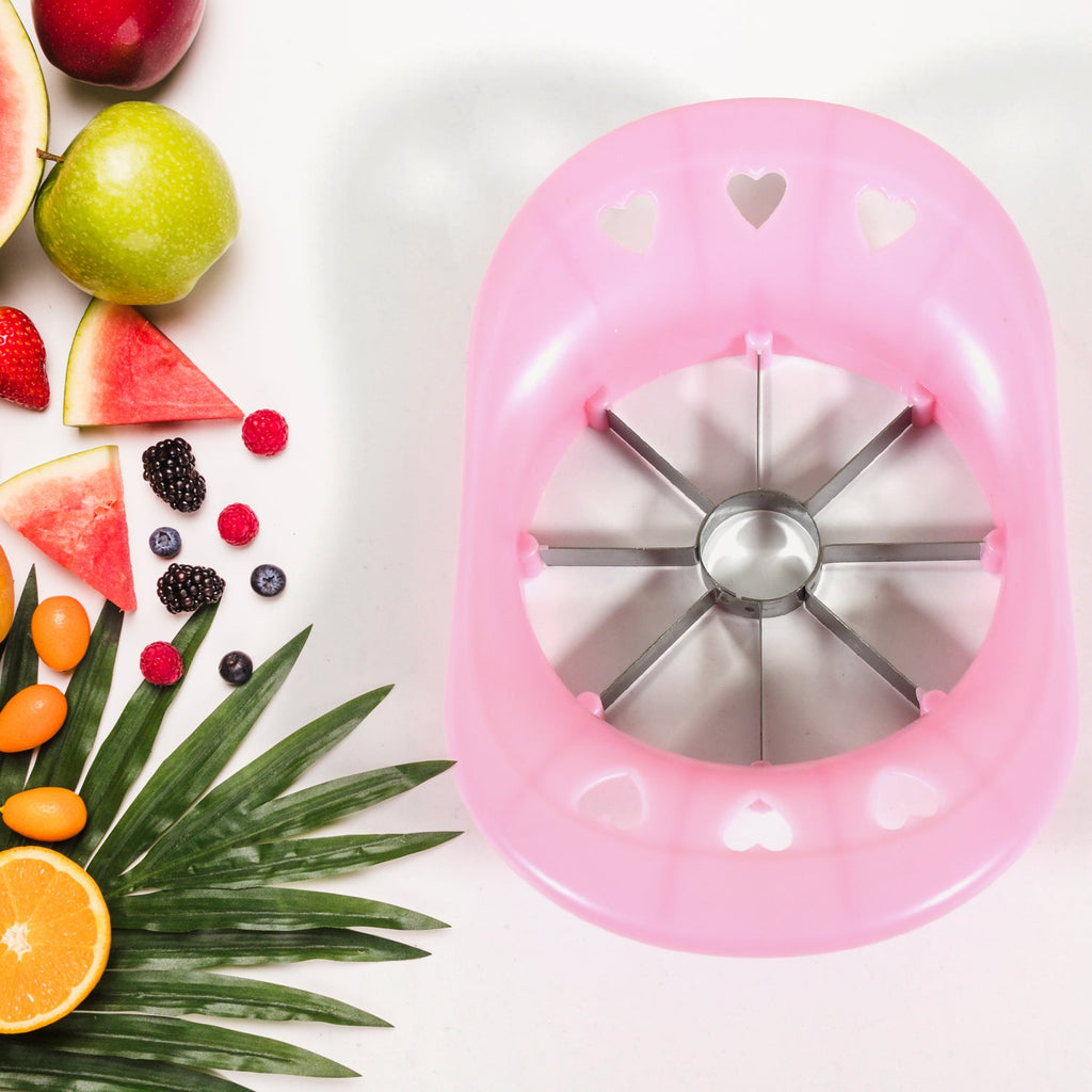 PremiumAV PremiumAV Multi Purpose Fruit Slicer Apple Cutter Regular With 8 Stainless Steel Blades Apple Slicer (1 Pc) –  