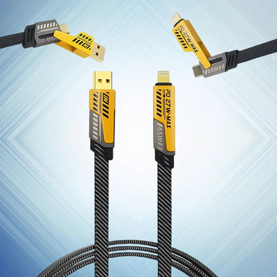 PremiumAV 4 in 1 Charging Cable 65W Cable (1 Pc / 94 Cm)