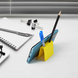 Multifunctional Plastic Mobile Phone Stand & Pen Holder (1 Pc & mix color)