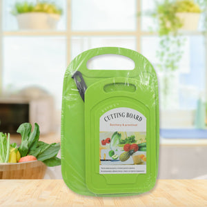 PremiumAV PremiumAV Premium Plastic Chopping Board & Steel Knife Vegetable Chopping Board With Knife  Cutting Board for Kitchen Chopper Fruit and Vegetable Cutt 