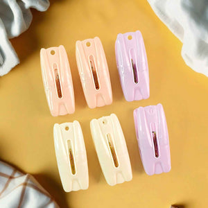 Clothesline Rope with 6 Clips – 6 Meter Approx Heavy Duty Laundry Drying Rope with Clip