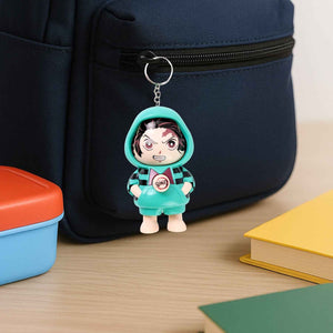 Cartoon Character Design Cute Action Figure Keychain (Mix  Design & 1 Pc)