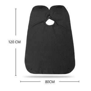 Black Beard Apron Hair Clippings Catcher Grooming Bib  - PremiumAV