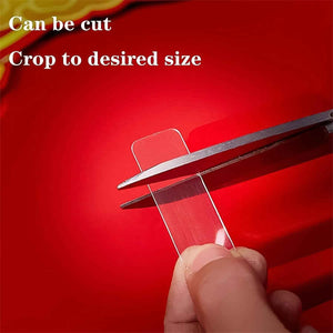 60-Piece (Approx) – Double-Sided Transparent Adhesive Stickers