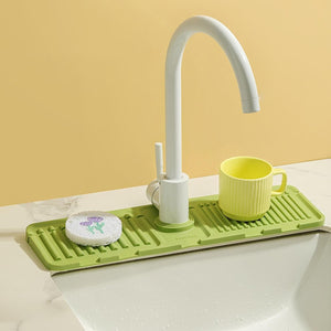 Silicone Sink Faucet Pad – Drip Protector & Splash Guard for Kitchen, Bathroom & Bar  - PremiumAV