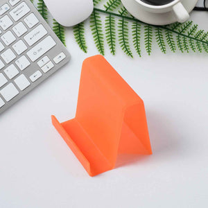 Durable Plastic Mobile Phone Stand with Angled Support (1 Pc / Mix Color)
