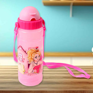 Cartoon Printed Water Bottle 550ML (1 Pc)