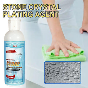 PremiumAV Stone Stain Remover Cleaner, Stone Crystal Plating Agent, Marble Stone Cleaner Polishes, Crystal Plating for Kitchen, Patio, Backyard Marble  - PremiumAV