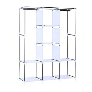 Big 8 Compartment Portable and Collapsible Wardrobe Racks (1 Set)