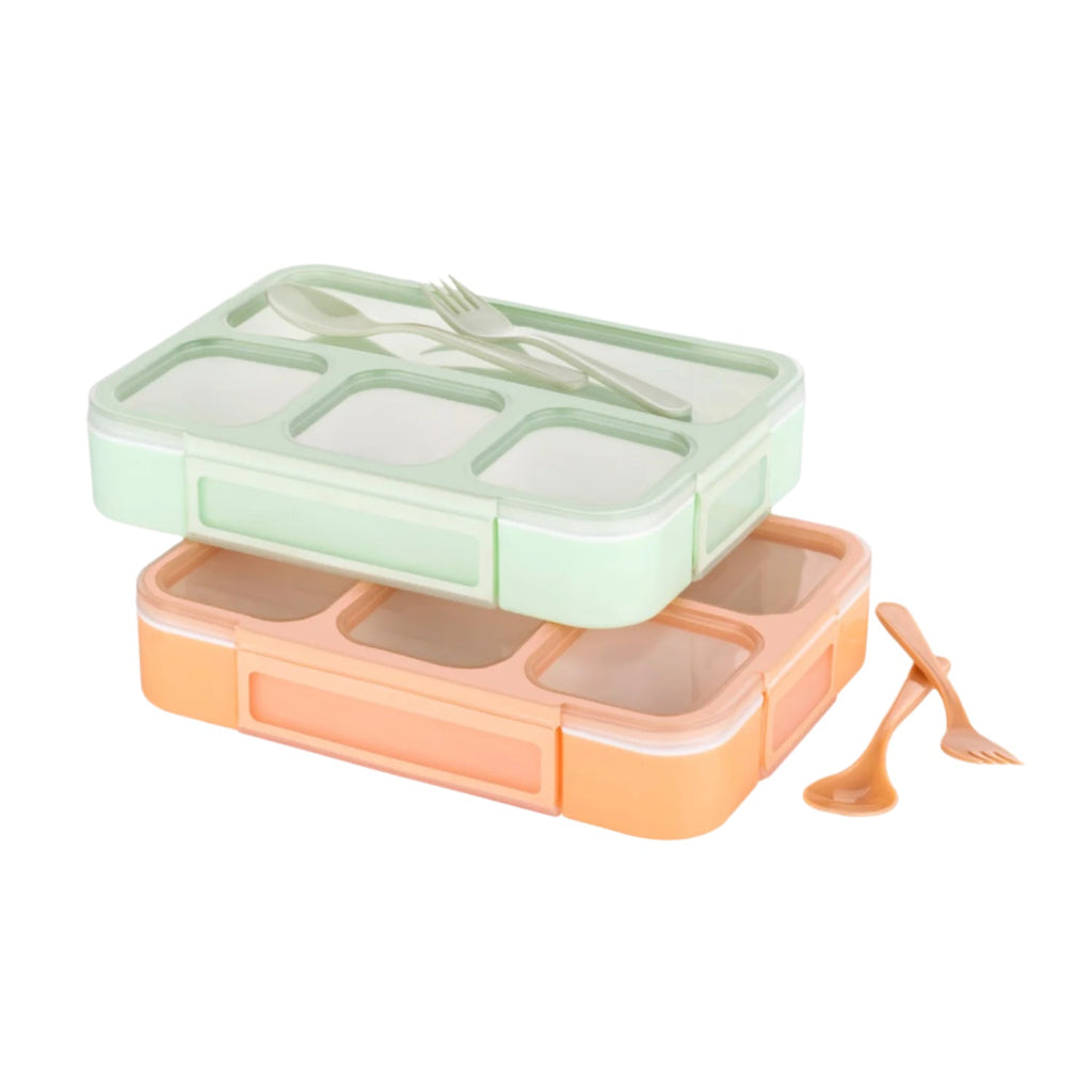 PremiumAV PremiumAV Leak-Proof Lunch Box with 4 Compartments for School & Office Use –  