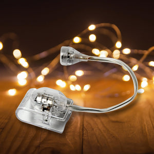 PremiumAV Clip light Portable Clip Light Transparent Clip light Outdoor & indoor Use  - PremiumAV