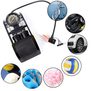Portable High Pressure Foot Air Pump Compressor for Car and Bike  - PremiumAV