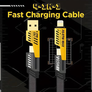 PremiumAV 4 in 1 Charging Cable 65W Cable (1 Pc) - PremiumAV