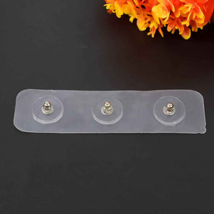 Adhesive Nails Wall Hooks (Screw Sticker / 3 Hook / 1 Pc / B Grade)