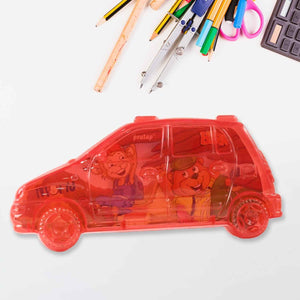 Car Shape Plastic Compass Box for Kids (1 Pc)