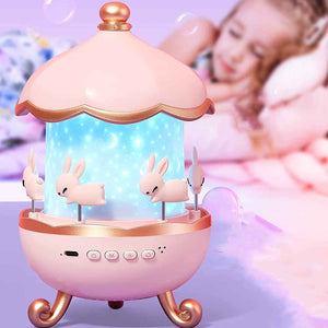 Bunny’s Carousel Rotating LED Night Light