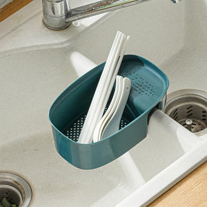 PremiumAV PremiumAV Kitchen Dish Drainer and Drying Rack Sink Basket for Washing Bowls Utensils Vegetables Fruits Storage Organiser –  