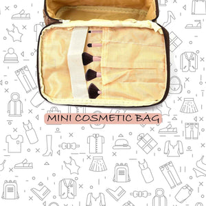 PremiumAV Portable Makeup Bag widely used by women’s for storing their makeup equipment’s and all while travelling and moving.