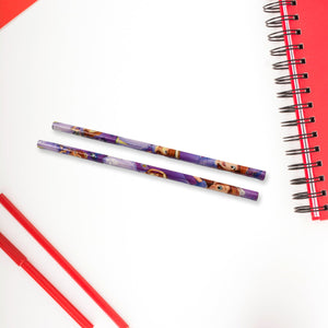 PremiumAV 5 in 1 Mix Stationery Gift Set for Kids, Stationary Set Including 2 Pencil, Ruler, Rubber, Pencil Sharpener, School, Office Product Gift (5 - PremiumAV
