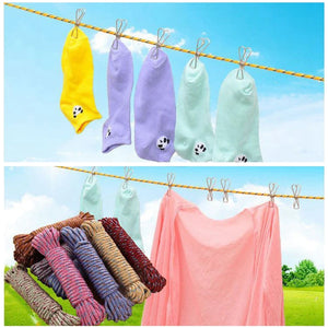 PremiumAV PremiumAV Heavy Duty Drying Nylon Clothesline – Portable & Sturdy (10 Meter) –  